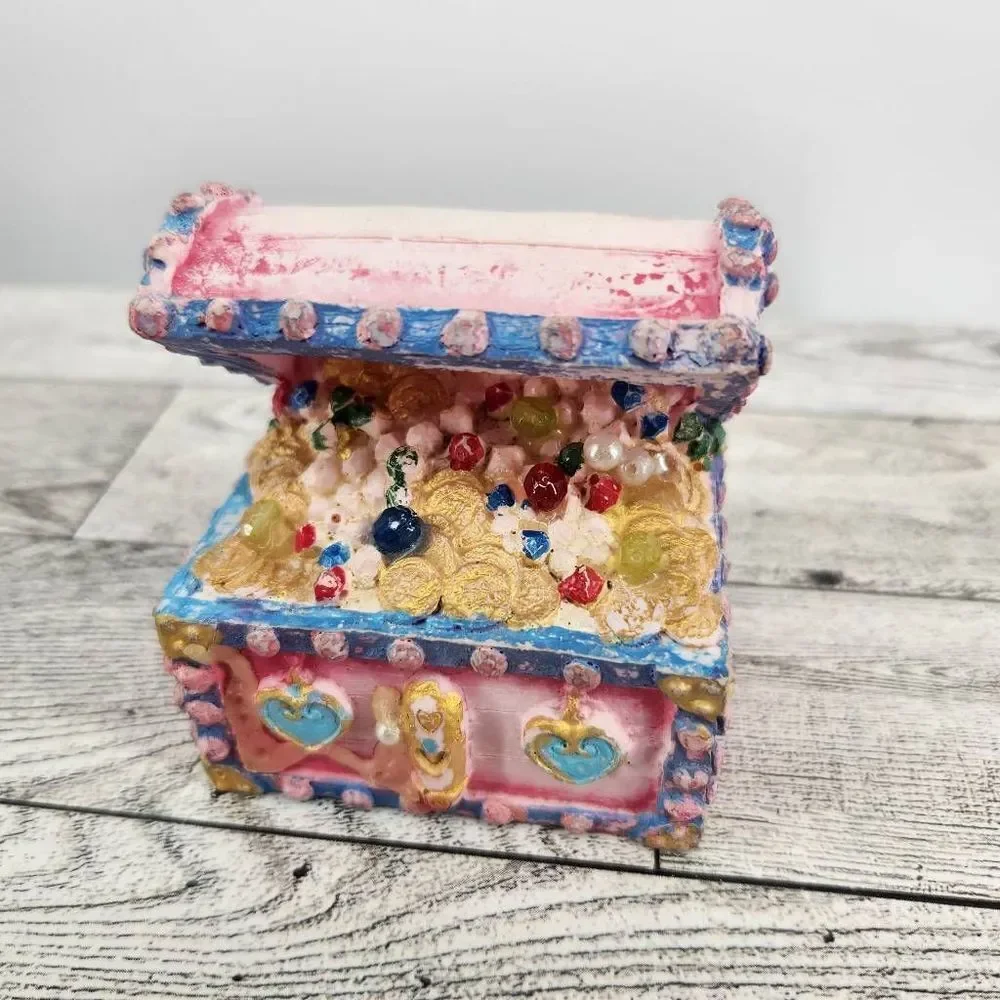 Pink Fish Tank Treasure Chest Aquarium